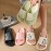Cute Kitty Pattern EVA Slides, Solid Color Wear-resistant Indoor Shoes, Quick Drying Bathroom Slides