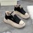 Women's Trendy Platform Sneakers, All-Match Lace Up High Top Trainers, Comfortable Outdoor Sports Shoes