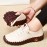 Women's Solid Color Flatform Shoes, Slip On Low-top Round Toe Non-slip Soft Rubber Sole Shoes, Casual Walking Shoes