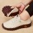 Women's Solid Color Shoes, Slip On Round Toe Low-top Breathable Non-slip Soft Sole Outdoor Shoes, Versatile Comfy Shoes
