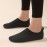 Casual Knitted Sock Slippers, Breathable & Comfortable Elastic Slip On Shoes, Lightweight Indoor Slippers
