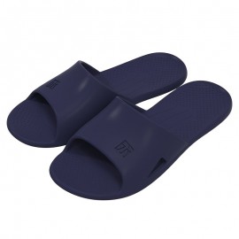 Solid Color Slides, Casual Slip On Soft Sole Pillow Slides, Lightweight Bathroom Home Slides